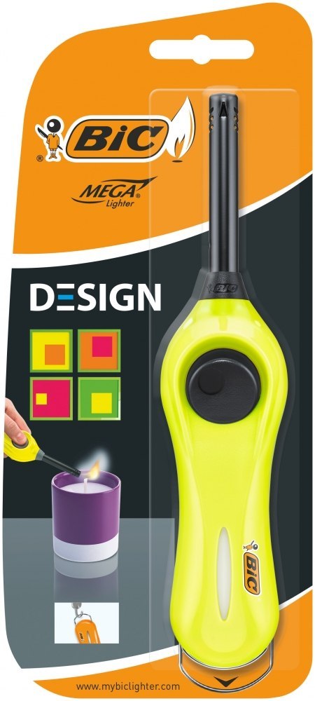 ZAPALARKA BIC U140 MEGALIGHTER FLUO DESIGN BLISTER 1 BIC