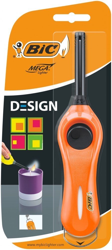 ZAPALARKA BIC U140 MEGALIGHTER FLUO DESIGN BLISTER 1 BIC