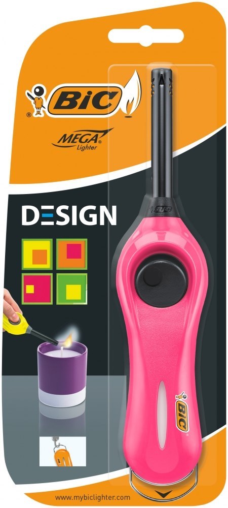 ZAPALARKA BIC U140 MEGALIGHTER FLUO DESIGN BLISTER 1 BIC