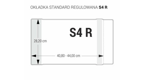 OKŁADKA REGULOWANA S4 - 287 BEZBARWNA BIURFOL OZB-49 BIURFOL