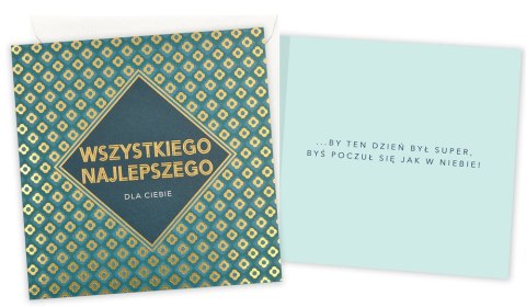 KARNET QR-036 WSZYTSKIEGO NAJLEPSZEGO MĘSKIE PASSION CARDS - KARTKI