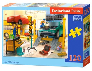 PUZZLE 120 ELEMENTÓW CAR WORKSHOP CASTORLAND B-13531 CASTOR