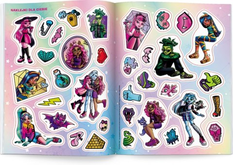 MONSTER HIGH. 100 BROKATOWYCH NAKLEJEK AMEET