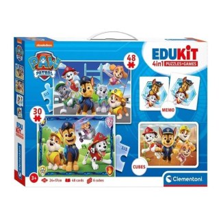 PUZZLE 2W1 MEMO KLOCKI PAW PATROL CLEMENTONI 18291 CLM CLEMENTONI