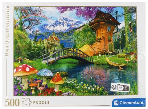 PUZZLE 500EL THE OLD SHOE HOUSE CLEMENTONI 35522 CLM CLEMENTONI