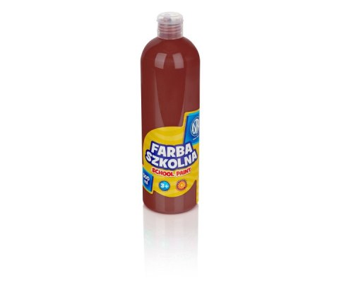 FARBA SZKOLNA W BUTELCE 500 ML BRĄZOWA ASTRA 301109006 ASTRA