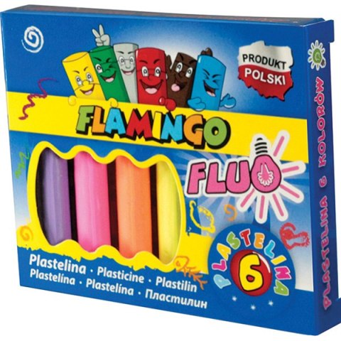 PLASTELINA FLUO FLAMINGO HASTA