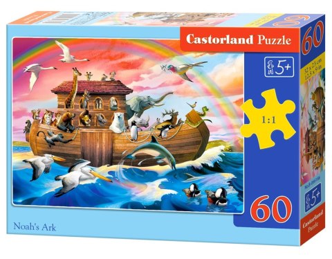 PUZZLE 60 ELEMENTÓW NOAS H ARK CASTORLAND B-066186 CASTOR