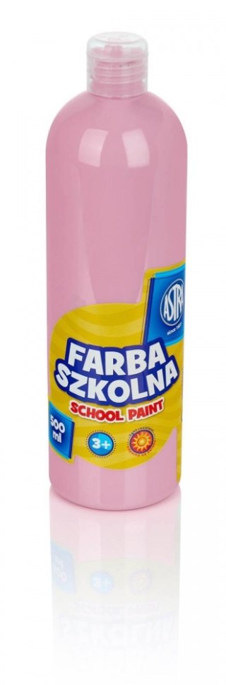 FARBA SZKOLNA W BUTELCE 500 ML RÓŻOWA JASNA ASTRA 301112008 ASTRA