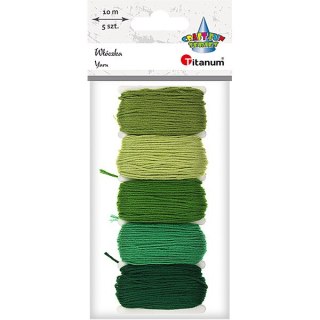 MULINA DEKORACYJNA 5X10M ZIELONA TITANUM CRAFT-FUN SERIES HASTA