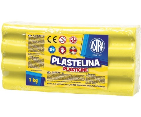 PLASTELINA 1 KG CYTRYNOWY ASTRA 303111004 ASTRA