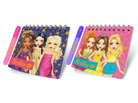 KOLONOTES 80X85 LIN DLUG BESTIES NIEB ETUI ROZETTE