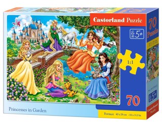 -PUZZLE 70 ELEMENTÓW PRINCESSES IN GARDEN CASTORLAND B-070022 CASTOR