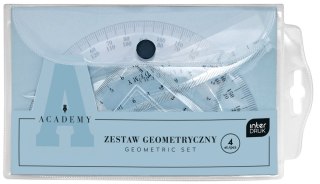 ZEST SZKOL GEOM 4EL 15CM ACADEMY INT ETUI PLAST INTERDRUK