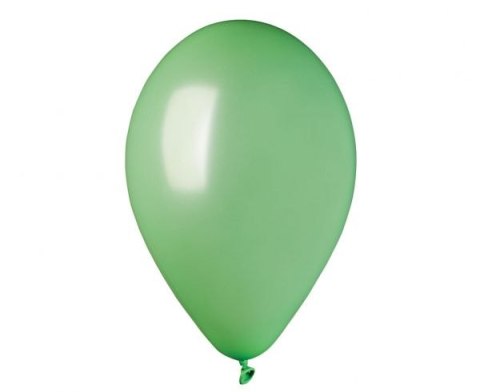 BALONY DEKORACYJNE 10" ZIELONE MIĘTOWE OP.100 SZT. PARTY GODAN GM90/94MET GODAN