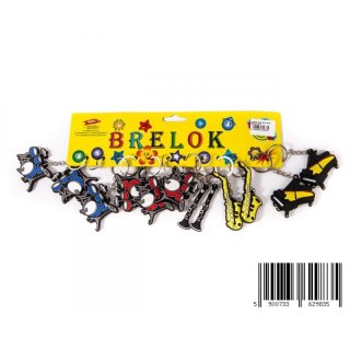 BRELOK GUMOWY INSTRUMENTY 4CM PBH A 12 TOYS 0254N MID TOYS