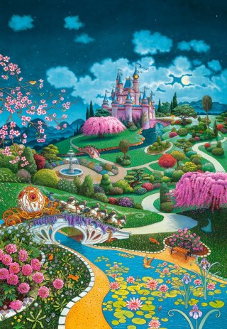 PUZZLE 1000 EL. CINDERELLA S CASTLE CASTORLAND C-105243 CASTOR