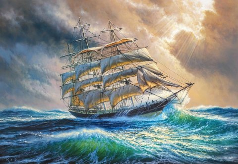 PUZZLE 1000 PIECES CASTORLAND C-104529 SAILING AGAINST ALL ODDS