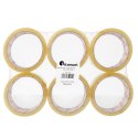 PACKAGING TAPE 48MMX66MB TRANSPARENT PACK OF 6 PCS. TITAN