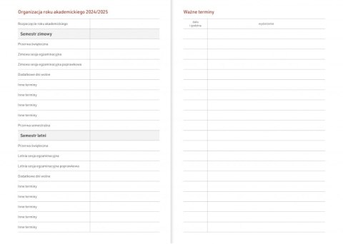 KALENDARZ AKADEMICKI A5T PCV BEZBARWNY DZIEWCZYNA, NR KAT. A5TA072B DZIEWCZYNA WOKÓŁ NAS