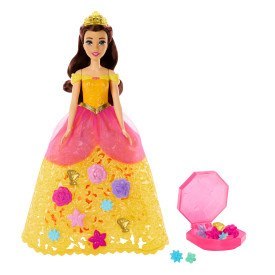 DISNEY KWIATOWA MODA BELLA HWB41 WB3 MATTEL