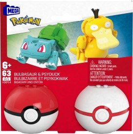 MBL POKEMON POKEBALL BULBASAUR I PSYDUCK HXP14 3 MATTEL