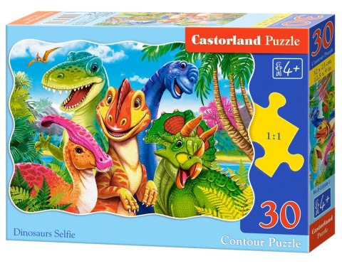 PUZZLE 30 EL. DINOSAURS SELFIE CASTORLAND B-03808 CASTOR