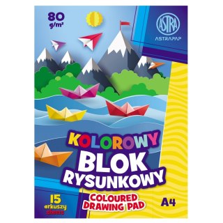 BLOK RYSUNKOWY A4/15K KOL 80G AST FOL A 10 KLASA 106021004 ASTRA