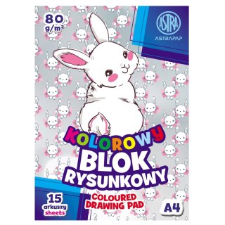 BLOK RYSUNKOWY A415K KOLOR 80G PIXEL AST FOL A 10 KLASA 106021003 ASTRA