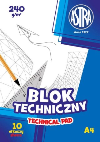 BLOK TECHNICZNY A4 250G ASTRA 106119006 ASTRA