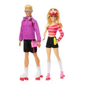 BRB BARBIE I KEN NA WROTKACH ZESTAW HXK90 WB4 MATTEL