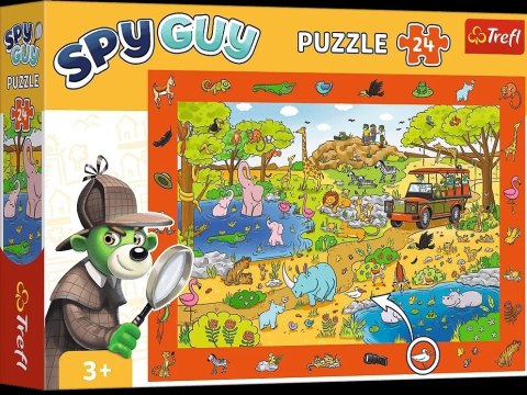 PUZZLE 24EL SAFARI RODZINA TREFLIKÓW TREFL 15591 TREF TREFL