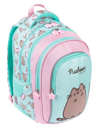 PLECAK 28X37X12 2ZAMKI 4LIESZENIE PUSHEEN MINT ST. MAJEWSKI 663178 ST. MAJEWSKI