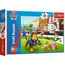 PUZZLE 30 ELEMENTÓW PSI PATROL PSIAKI W AKCJI TREFL 18306 TR TREFL