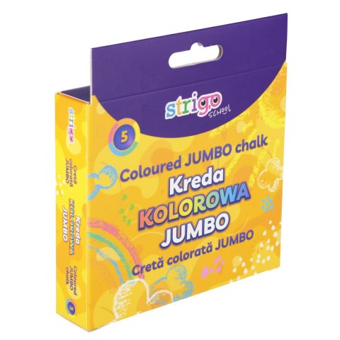 KREDA CHODNIKOWA 5KOL JUMBO KPL5SZT STRIGO SSC411 WPC