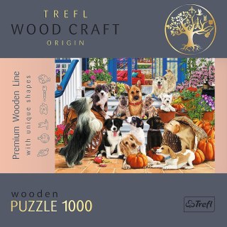 PUZZLE DREWNIANE 1000 ELEMENTÓW PSIA PRZYJAŹŃ TREFL 20149 TR TREFL