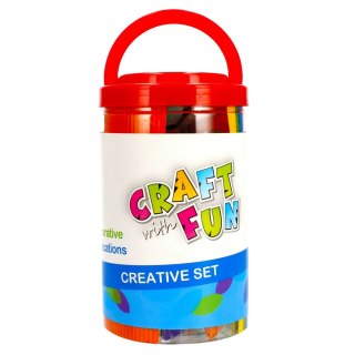 ZESTAW KREATYWNY 500 SZT. MIX CRAFT WITH FUN 478660 CRAFT WITH FUN