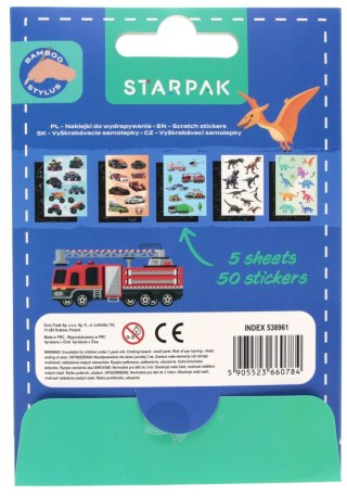 ZESTAW KREATYWNY WYDRAPYWANKA BOY STARPAK 538961 STARPAK