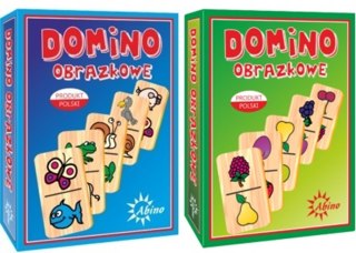 DOMINO OBRAZKOWE OWOCE/ZWIERZĘTA ABINO 272243 ABINO