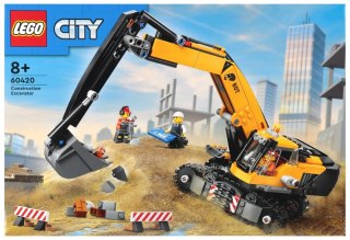 KLOCKI KONSTRUKCYJNE LEGO CITY ŻÓŁTA KOPARKA LEGO 60420 LEGO