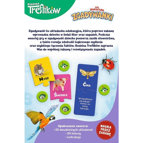 MYSTERIOUS ALPHABET GAME TREFLIK FAMILY TREFL 02338 TREF