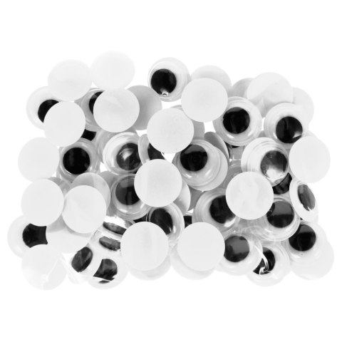 DECORATIVE EMBELLISHMENTS SELF-ADHESIVE EYES 12 MM CRAFT WITH FUN 290499