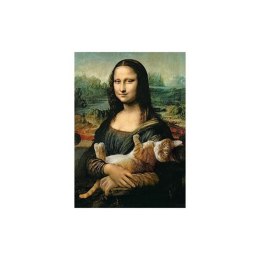 PUZZLE 500 PIECES MONA LISA AND THE CAT PUR TREFL 37294 TR