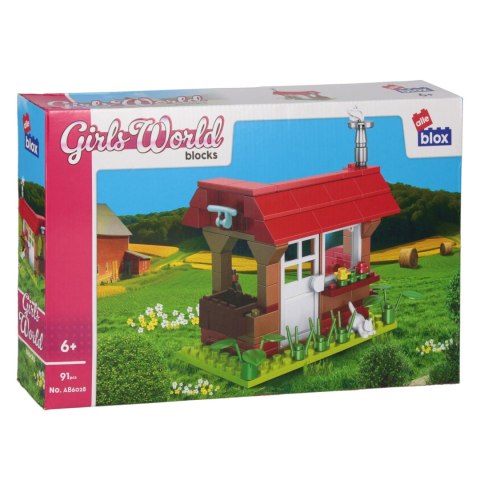 KLOCKI KONSTR ALLEBLOX GIRL DOM 91EL 27X17X5 48 ALLEBLOX