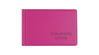 OKŁADKA NA DOKUMENTY UCZNIA MAŁE PINK BIURFOL KOD-12-03 BIURFOL