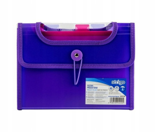 Folder with elastic band A5 30 mm Strigo SF039 – Purple