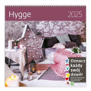 KALENDARZ 13 PLANSZ 30X30 HELMA HYGGE FOL SZTUKA RODZINNA