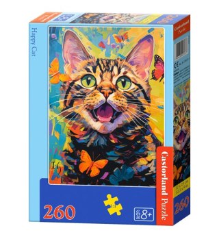 PUZZLE 260 EL. HAPPY CAT CASTORLAND B-27637 CASTOR