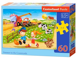 PUZZLE 60 ELEMENTÓW SUMMER IN THE COUNTRYSIDE CASTORLAND B-06878 CASTOR