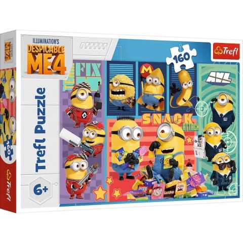 PUZZLE 160 ELEMENTÓW MINIONKOWA RADOŚĆ TREFL 15423 TR TREFL